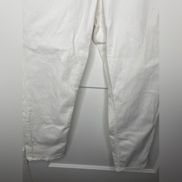 JEN7 for All Mankind White Denim Ankle Straight Jeans Pictured AS-IS - Picture 3 of 7